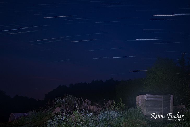 Third attempt of star trail photography