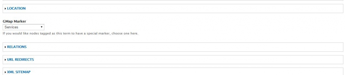 Drupal taxonomy pages with custom marker