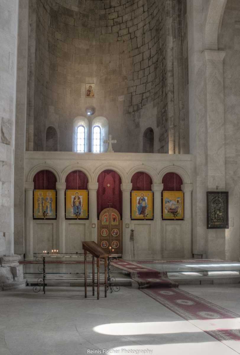 Altar inside Bagrati cathedral 